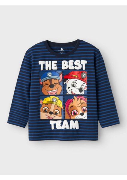 Erkek Çocuk Baskılı Uzun Kollu T-Shirt