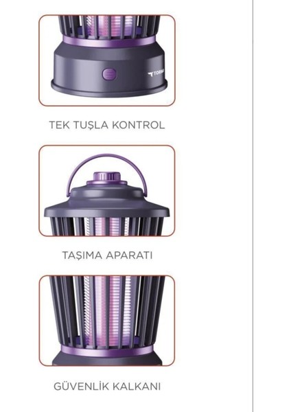 Siyah Şarjlı Uv Işıklı Elektrikli Sivrisinek Öldürücü Lamba Sinek Kovucu Sineksavar fırsatları