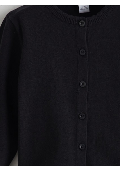 Yeni Sezon Bisiklet Yaka Kız Çocuk Triko Hırka indirimleri