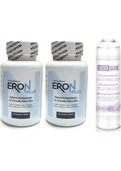 Waterglide Lubricant 400ML 2 Adet Eron Plus 60LI Erkeklere Özel
