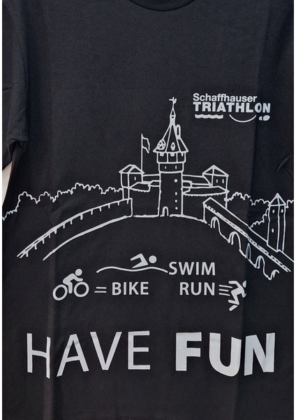 Have Fun Baskılı Kısa Kol Bisiklet Yaka Unisex T-Shirt indirimleri