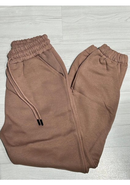 Jogger 3 Iplik Şardonlu Cepli Tek Alt Siyah Siyah Sütlü Kahve fiyatları