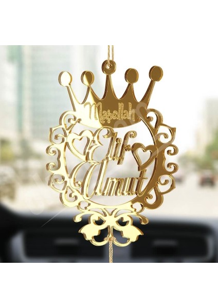 Kişiye Özel Maşallah Pleksi Araba Dikiz Aynası Süsü fiyatları