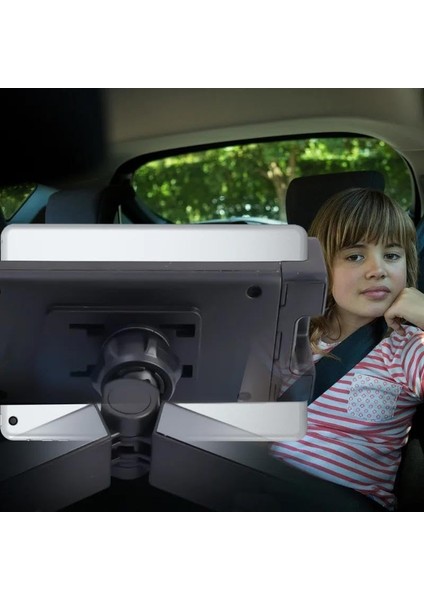 Araç Koltuk Arkası Tablet Tutucu, Telefon Tutucu, Tablet/telefon Tutucu, 360° iPad Pro 12.9 Mini Air, Galaxy Tab A A7 S7, Switch, Surface, 4,7-12,9 Inch ile Uyumlu modelleri