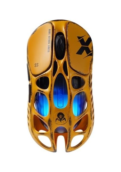 Mercury x Ultra Hafif Oyun Faresi - Magnezyum Alaşım, 32.000 Dpı, Paw 3950 Sensör, 1k Yoklama Hızı, Üç Mod, Rgb, Ergonomik Içi Boş Tasarım, 5 Programlanabilir Düğme (Sarı) fiyatları