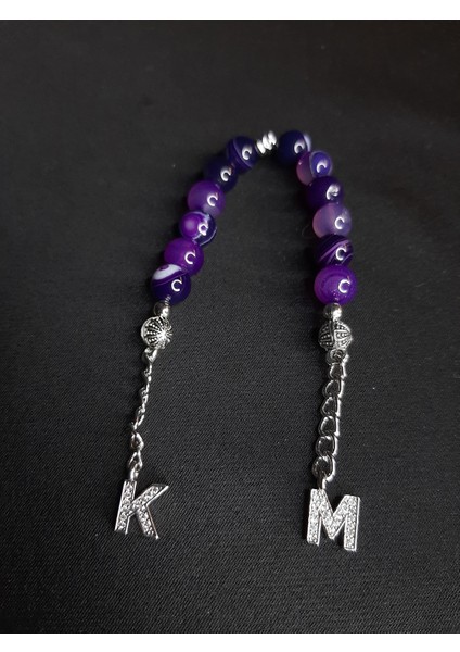 Mryart Mor Akik Taşı Harf Detaylı Zaza ( Isimli Spariş Için Önceden Yazınız ) modelleri