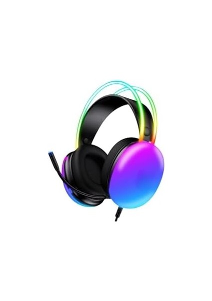 Vooka 7.1 A Rgb Profesyonel Gaming Mikrofonlu Gamer Oyuncu Kulaklığı USB Pc Ps Xbox Işıklı Rengarenk fiyatları