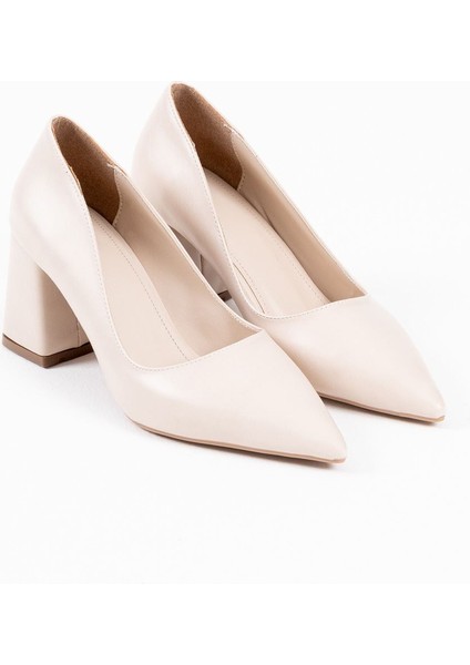 Valeria Bej Cilt Kadın Topuklu Ayakkabı fiyatları