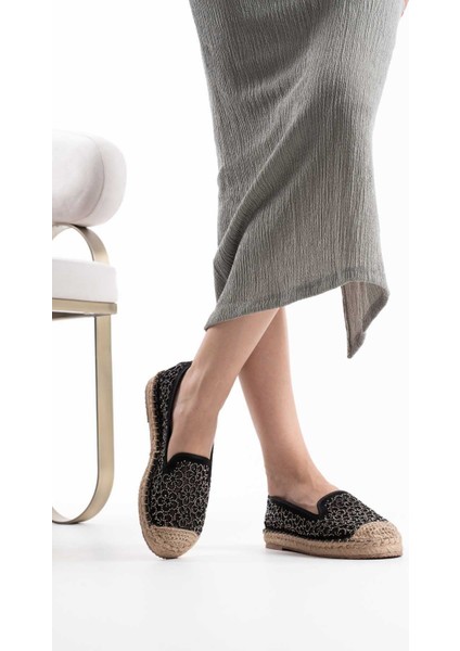 Dune Kadın Siyah Espadril Ayakkabı indirimleri