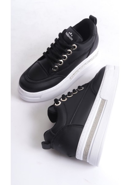 Alice Siyah Kadın Gizli Topuklu Sneaker indirimleri