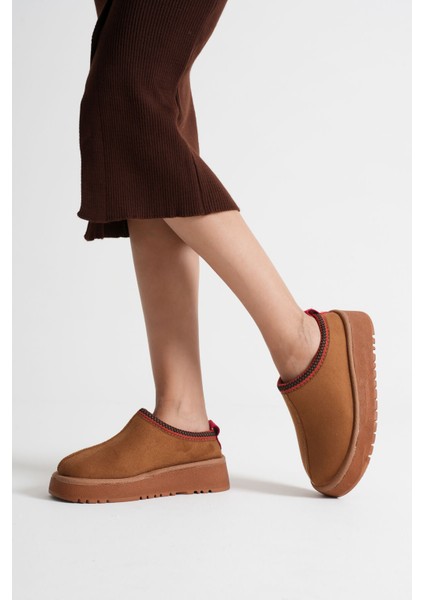 Elsa Kadın Taba Kışlık Kürklü Terlik fiyatları