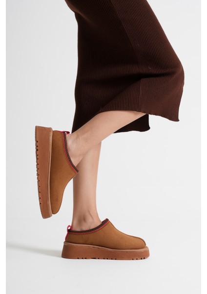 Elsa Kadın Taba Kışlık Kürklü Terlik fırsatları