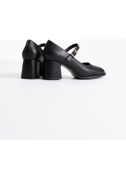 Kelly Siyah Cilt Kadın Topuklu Ayakkabı modelleri