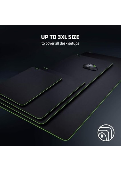 Gigantus V2 Büyük - Hız ve Kontrol Için Yumuşak Büyük Oyun Fare Altlığı (Kaymaz Kauçuk, Dokulu Mikro Dokuma Kumaş, 45 x 40 x 0,3 Cm) Siyah modelleri