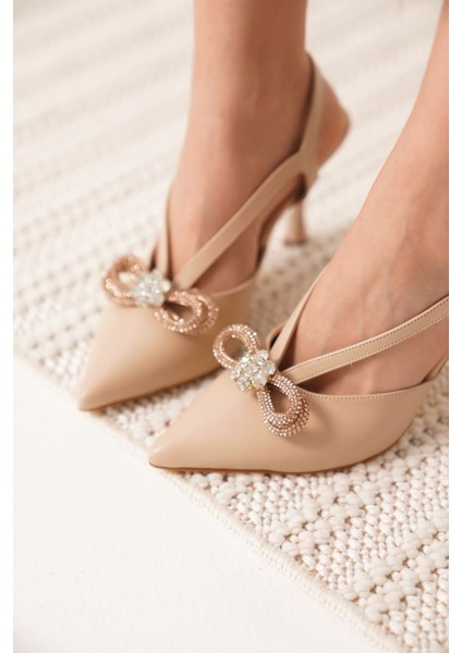 Wines Kadın Nude Topuklu Ayakkabı fırsatları