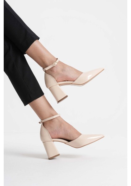 Doren Bej Rugan Kadın Topuklu Ayakkabı fırsatları