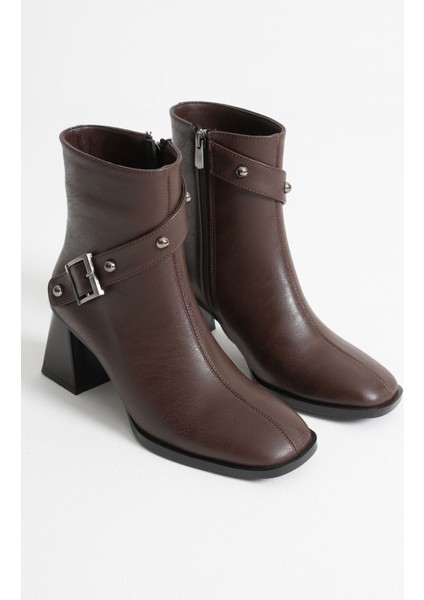 Vera Kadın Acı Kahve Topuklu Bot modelleri