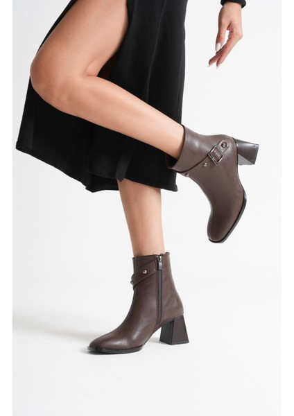 Vera Kadın Acı Kahve Topuklu Bot fırsatları