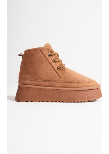 Elena Kadın Taba Kışlık Içi Kürklü Kalın Taban Bot