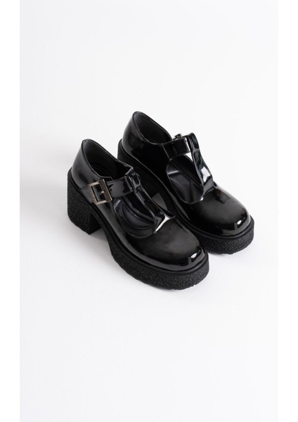 Mathilda Kadın Siyah Rugan Günlük Ayakkabı modelleri