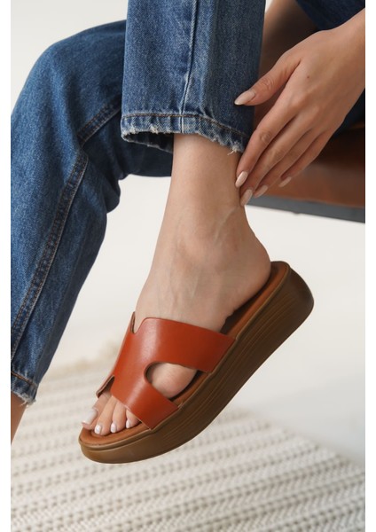 Borlina Kiremit Hakiki Deri Terlik fiyatları