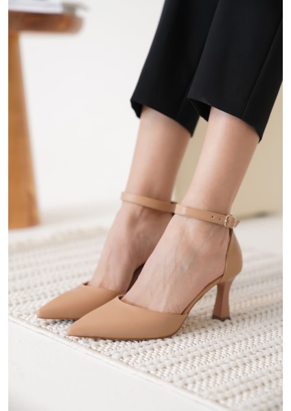 Clara Kadın Nude Topuklu Ayakkabı