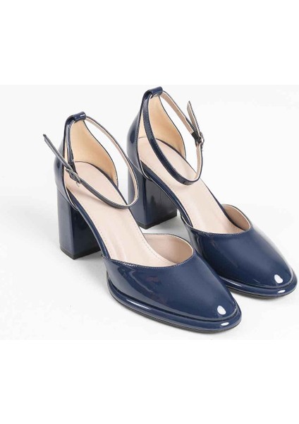 Theresa Lacivert Rugan Kadın Topuklu Ayakkabı modelleri
