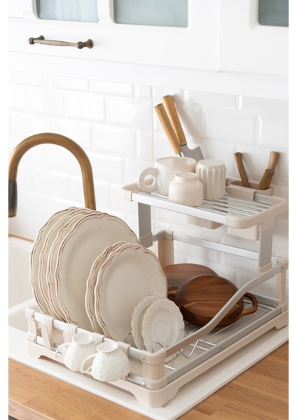 BUL-004 Alüminyum 2 Katlı Bulaşıklık (Paslanmaz) fiyatları