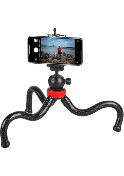 Ayex Mt-10 Esnek Mini | Küresel Kafa ve Telefon Tutucu, Kamera & Akıllı Telefon Uyumlu, 27 Cm, 1 kg Taşıma Kapasiteli modelleri