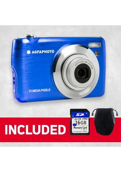 Fotoğraf Makinesi Realishot DC8200 - Dijital Kamera Kompakt Kamera (18 Mp, Full Hd, 2,7 Inç LCD Ekran, 8 x Optik Zoom, Lityum Pil ve Sd Kart 16 GB (Dark_blue) modelleri