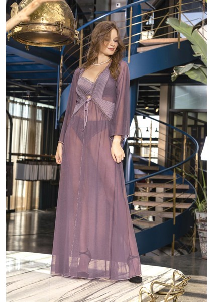 Transparan Uzun Sabahlık Mor (MGP11460) fiyatları