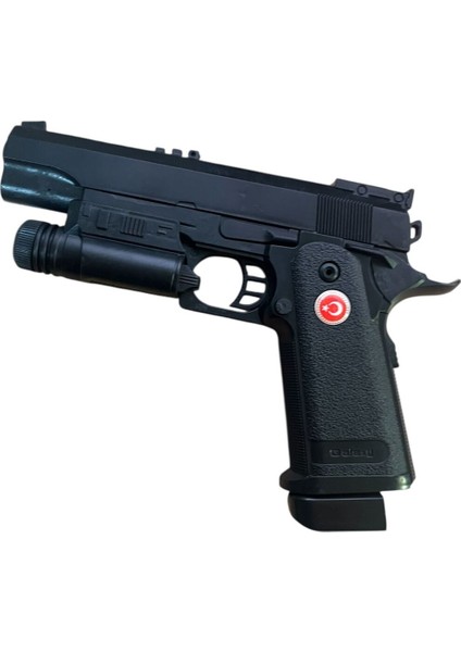 Büyük Lazerli Boncuklu Tabanca + 5 Paket Boncuk