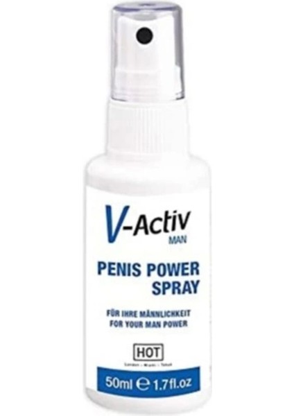 V-Activ Power Erkeklere Özel Sertlik Sprey 50 ml + Mucizevi 125ML Lubricant Gel