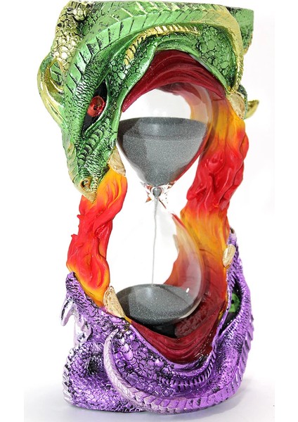 Polyester Dragon Tasarımlı Kum Saati Model 1