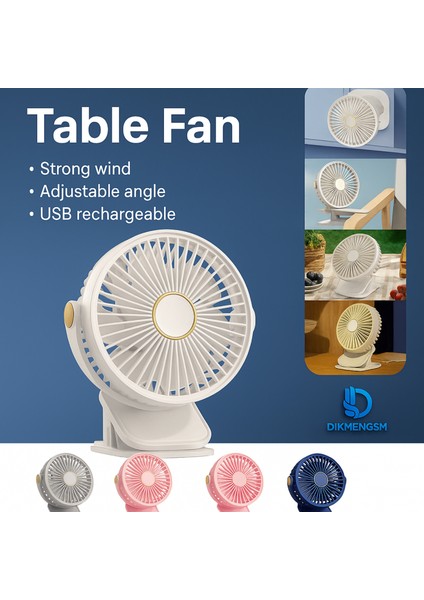 💨 Subzero HD16 Ofis Için Masaüstü USB Şarjlı Fan | 3 Kademeli Sessiz & Güçlü Serinletici fiyatları