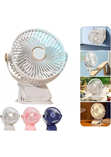 💨 Subzero HD16 Ofis Için Masaüstü USB Şarjlı Fan | 3 Kademeli Sessiz & Güçlü Serinletici