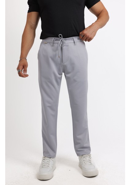 Modern Tarz Desenli Örme Jogger Erkek Pantolon fiyatları