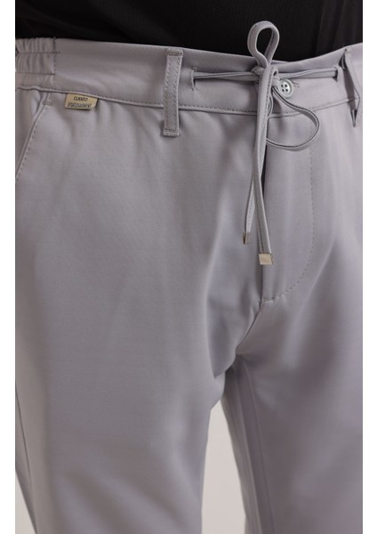 Modern Tarz Desenli Örme Jogger Erkek Pantolon