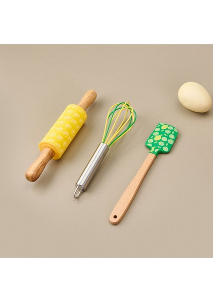 Silikon 3'lü Servis Seti - Renkli