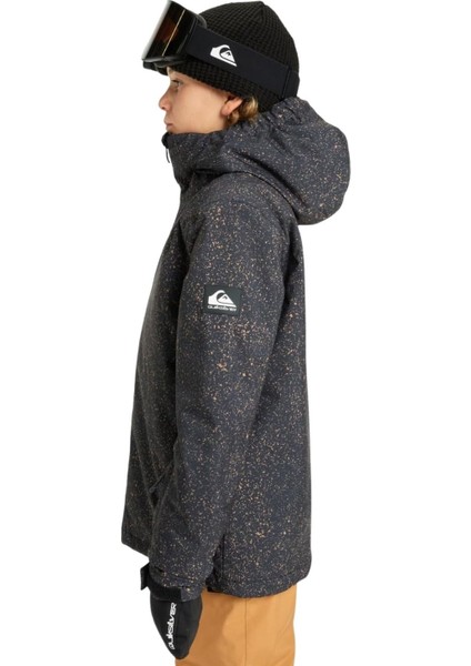 Mission Printed Youth Jk Erkek Çocuk Siyah Snowboard Ceketi modelleri