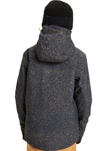 Mission Printed Youth Jk Erkek Çocuk Siyah Snowboard Ceketi indirimleri