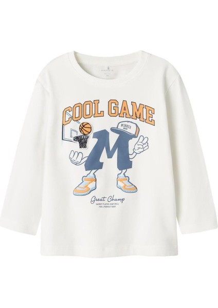 Erkek Çocuk Baskılı Uzun Kollu T-Shirt