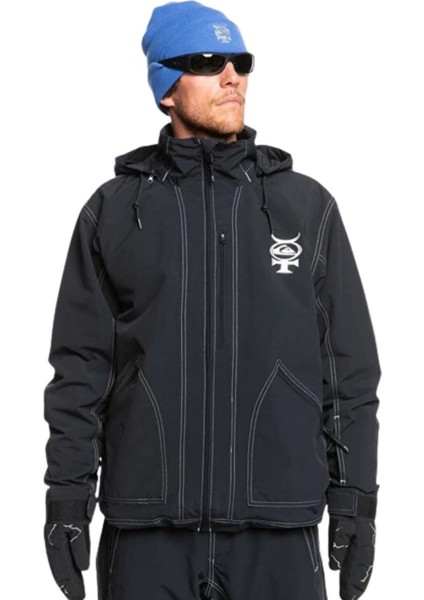 The Edge Jk Erkek Siyah Snowboard Ceketi