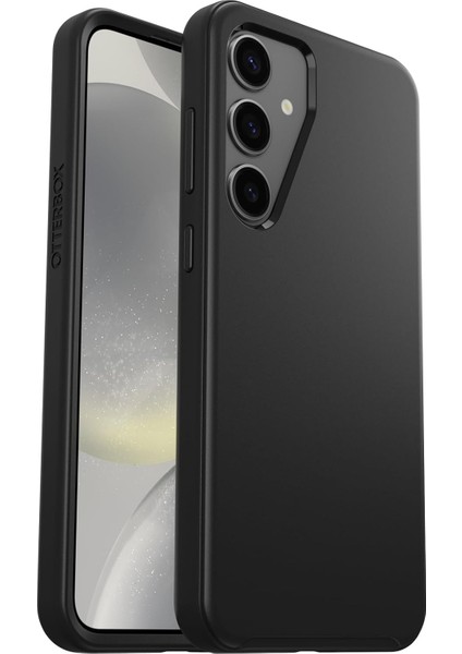 Simetri Galaxy S24+ Için Kılıf, Darbeye Dayanıklı, Düşmeye Dayanıklı, Ince Koruyucu Kılıf, Askeri Standartlara Göre 3 Kat Daha Fazla Düşme, Siyah