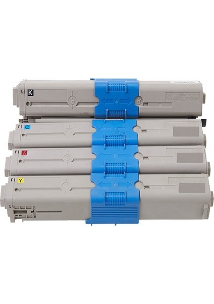 C301 4 Renk Çipli Muadil Toner Seti Oki C321DN Yazıcı Uyumlu