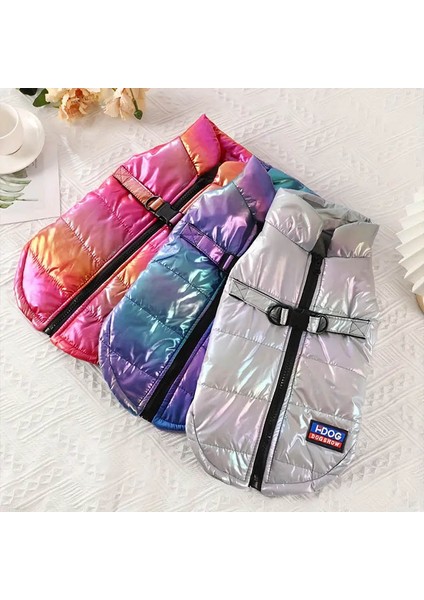 Kedi ve Köpek Için Su Geçirmez Reflektif Gradyan Yelek modelleri