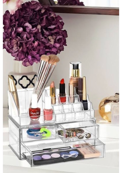 Çekmeceli Ruj Düzenleyici Organizer Set