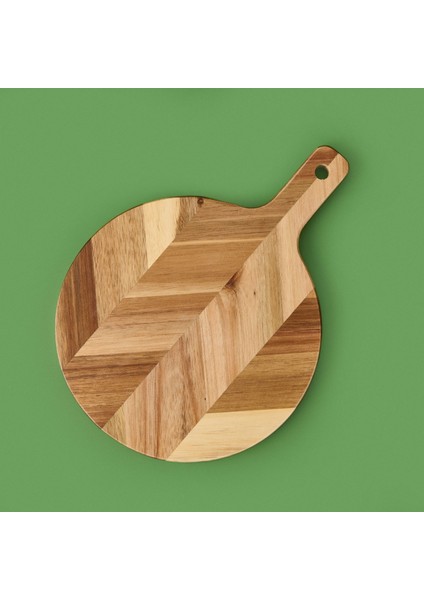 Akasya Yuvarlak Kesim Tahtası - Kahverengi - 30 cm modelleri