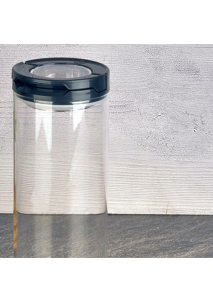 Vakumlu Cam Kavanoz - Şeffaf / Siyah - 800 ml fiyatları