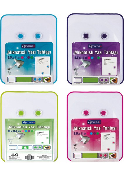 Mıknatıslı Yazı Tahtası 28 x 21.2 cm